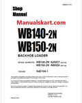 Komatsu WB140-2N Backhoe Loader Pdf Repair Service Manual Sn A20637 and UP