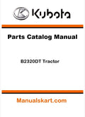 Kubota B2320DT Tractor Pdf Parts Catalog Manual