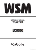 Kubota B3000 Tractor Pdf Repair Service Manual