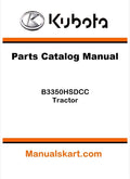 Kubota B3350HSDCC Tractor Pdf Parts Catalog Manual