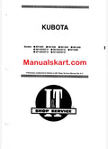 Kubota B5100D, B6100HST-D, B7100HST-D, B5100E, B6100HST-E, B7100HST-E Tractor Pdf Repair Service Manual