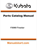 Kubota F3060 Tractor Parts Catalog Pdf Manual