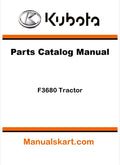 Kubota F3680 Tractor Parts Catalog Pdf Manual
