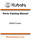Kubota G4200 Tractor Parts Catalog Pdf Manual