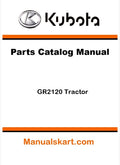 Kubota GR2120 Tractor Parts Catalog Pdf Manual