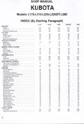 Kubota L175, L210, L225, L260 Tractor Pdf Repair Service Manual