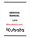 Kubota L210 Tractor Pdf Repair Service Manual