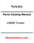 Kubota L2950F Tractor Pdf Parts Catalog Manual