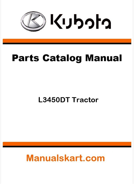 Kubota L3450DT Tractor Parts Catalog Pdf Manual