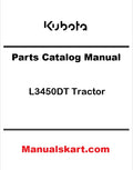 Kubota L3450DT Tractor Pdf Parts Catalog Manual