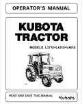 Kubota L3710, L4310, L4610 Tractor Pdf Operator's Manual