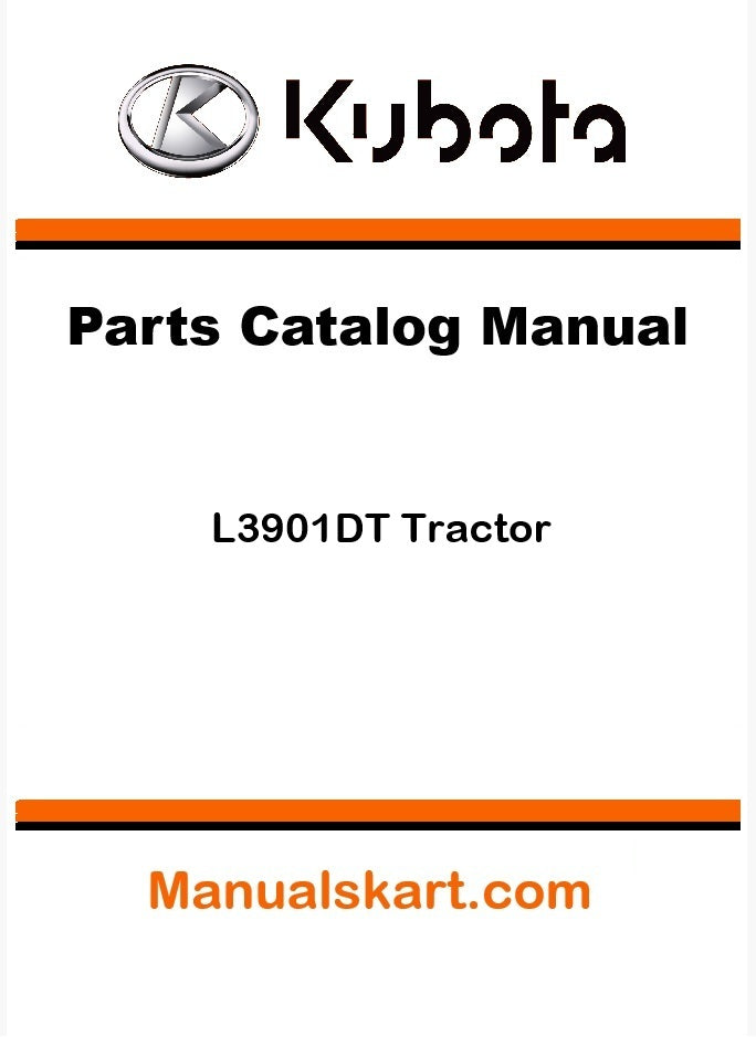Kubota L3901DT Tractor Parts Catalog Pdf Manual