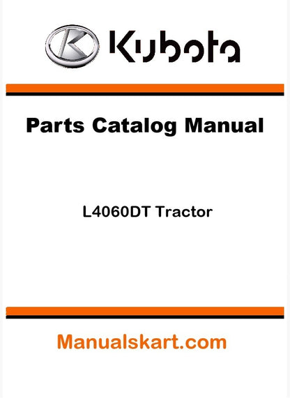 Kubota L4060DT Tractor Parts Catalog Pdf Manual