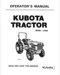 Kubota L4300 Tractor Pdf Operator's Manual