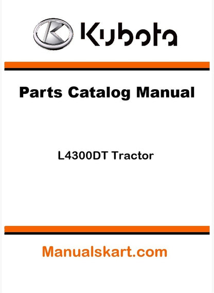 Kubota L4300DT Tractor Parts Catalog Pdf Manual