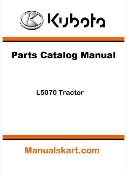 Kubota L5070 Tractor Parts Catalog Pdf Manual