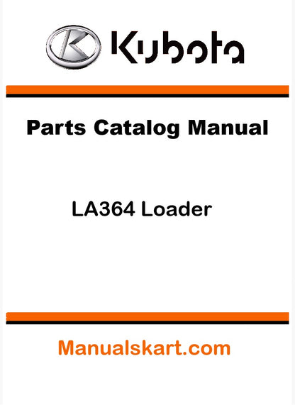 Kubota LA364 Loader Pdf Parts Catalog Manual