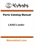 Kubota LA402 Loader Pdf Parts Catalog Manual
