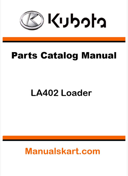 Kubota LA402 Loader Pdf Parts Catalog Manual