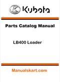 Kubota LB400 Loader Pdf Parts Catalog Manual