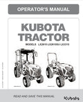 Kubota LX2610, LX2610SU, LX3310 Tractor Pdf Operator's Manual