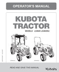 Kubota LX2620, LX2620SU Tractor Pdf Operator's Manual