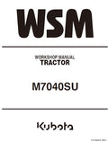 Kubota M7040SU Tractor Pdf Repair Service Manual