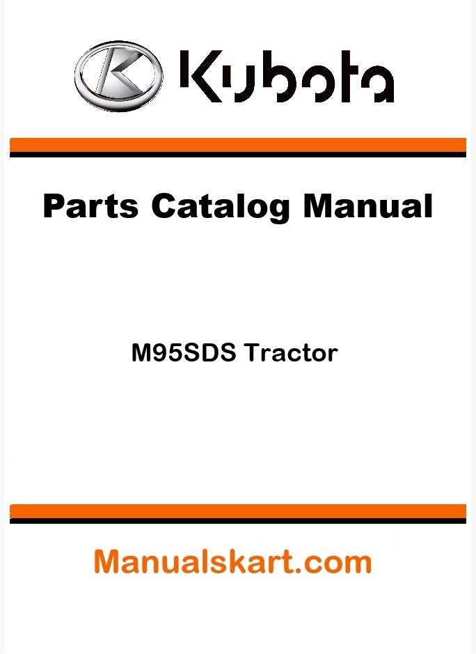 Kubota M95SDS Tractor Parts Catalog Pdf Manual