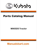 Kubota M96SDS Tractor Parts Catalog Pdf Manual