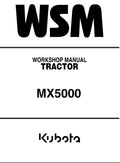 Kubota MX5000 Tractor Pdf Repair Service Manual