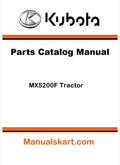 Kubota MX5200F Tractor Parts Catalog Pdf Manual