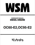 Kubota OC60-E2, OC95-E2 Diesel Engine Pdf Repair Service Manual