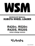 Kubota R420S, R520S Wheel Loader Pdf Repair Service Manual
