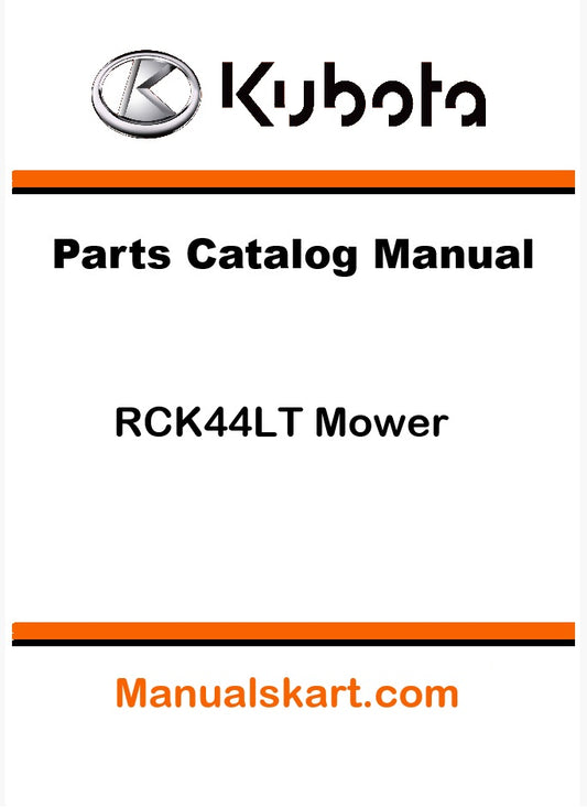 Kubota RCK44LT Mower Pdf Parts Catalog Manual