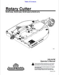 Kubota RCR1242, RCR1248, RCR1260, RCR1272 Rotary Cutter Pdf Operator's Manual