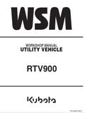 Kubota RTV900 Utility Vehicle Pdf Repair Service Manual