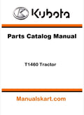Kubota T1460 Tractor Parts Catalog Pdf Manual