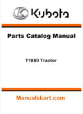 Kubota T1880 Tractor Parts Catalog Pdf Manual