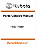 Kubota T2080 Tractor Parts Catalog Pdf Manual