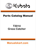 Kubota T3014 Grass Catcher Pdf Parts Catalog Manual