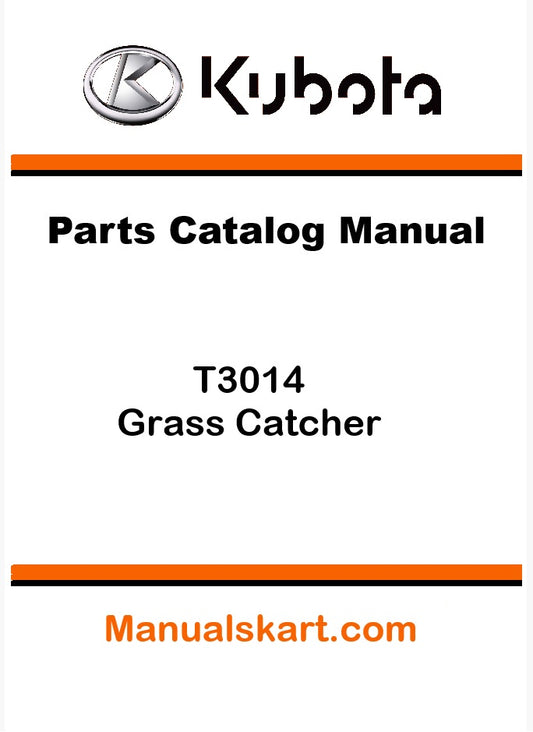 Kubota T3014 Grass Catcher Pdf Parts Catalog Manual