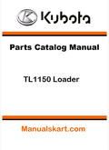 Kubota TL1150 Loader Pdf Parts Catalog Manual
