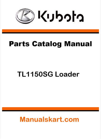 Kubota TL1150SG Loader Pdf Parts Catalog Manual