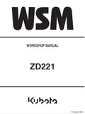 Kubota ZD221 Zero Turn Mower Pdf Repair Service Manual