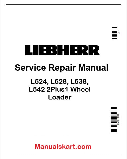 Liebherr L524, L528, L538, L542 2Plus1 Wheel Loader PDF Repair Service Manual