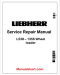 Liebherr L538 – 1356 Wheel loader PDF Repair Service Manual