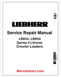 Liebherr LR624, LR634 Series 4 Litronic Crawler Loaders PDF Repair Service Manual