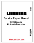 Liebherr R996 Litronic Hydraulic Excavator PDF Repair Service Manual