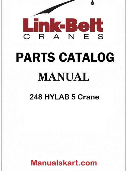 Link Belt 248 HYLAB 5 Crane Pdf Parts Catalog Manual