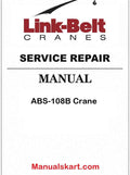 Link Belt ABS-108B Crane Pdf Repair Service Manual